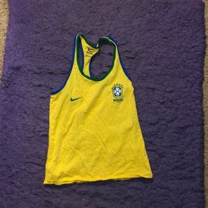 Cute Brazil Nike tank